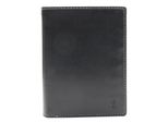 Esquire Pelle Portafoglio Dallas Wallet Cards Black Nero