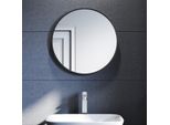 Sunxury Specchio Da Bagno Specchio Da Parete Rotondo Ø40 Cm Specchio Con Cornice In Alluminio