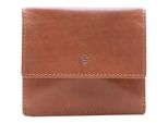Esquire Pelle Scatola Viennese Dallas Wiener Wallet Brown Marrone