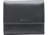 Esquire Pelle Portafoglio Viktoria Flap Wallet Black Nero