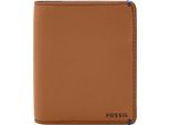Fossil Porta Carte Di Credito Joshua Vegan Cactus Front Pocket Wallet Tan Arancione