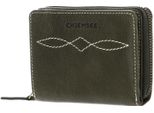 Chiemsee Pelle Portafoglio Leather Wallet Green Verde Scuro