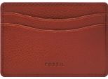 Fossil Portacarte Anderson Card Case Orange Multi Arancione