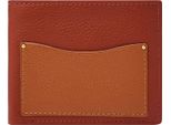 Fossil Portafoglio Anderson Large Coin Pocket Bifold Orange Multi Arancione