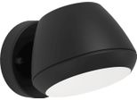 Eglo 900675 Nivarolo Led Parete/Soffitto Per Esterni 4,6W Bianco Nero IP44