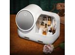 360Home Organizzatore Cosmetico A Led Per Il Trucco, Contenitore Per Il Make-Up Bianco