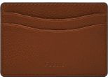 Fossil Portacarte Anderson Card Case Brown Multi Marrone