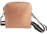 Harold's Pelle Borsa A Tracolla Caugio Crossbag Camel Marrone Chiaro