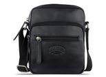 Klondike 1896 Pelle Borsa A Tracolla Gold Lara Small Shoulderbag Black Nero
