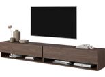 Selsey Mirrgo Mobile Tv 200 Cm Noce Marrone