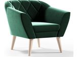 Poltrona In Velluto Gutto Poltrona In Velluto Verde Karo Poltrona Tv In Stile Scandinavo Poltrona Imbottita Su Gambe In Legno Alte Alte