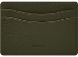 Fossil Portacarte Anderson Card Case Green Multi Cachi