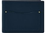 Fossil Porta Carte Di Credito Anderson Bifold Midnight Navy Blu Scuro