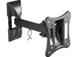 Supporto A Parete Per Televisori 13-27" Gestione Dei Cavi Cabletech 15 Kg"