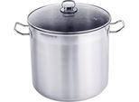 Pentola Universale Da 20 Litri Con Coperchio In Vetro - Circa 30 X 28 Cm - Pentola In Acciaio Inox Xxl