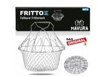 Cestello Per Friggere Frittox Pentola In Acciaio Inox Setaccio Filtrante Setaccio Pieghevole Cestello Per Friggere