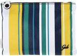 Gabs Pelle Borsa A Tracolla Beyonce Tg St. Multirighe + Ruga Bicolor Black Pochette Toni Freddi + Bianco Ottico + Peperita