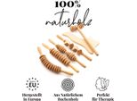 Tuuli Maderotherapy Set Di Legno Massaggiatore Rullo Cellulite Dispositivo Di Drenaggio Linfatico