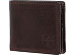 Chiemsee Pelle Portafoglio Leather Wallet Brown Marrone Scuro