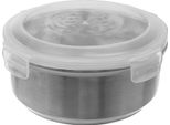 Orion Contenitore Da Cucina | Contenitore Per Alimenti | Ciotola In Acciaio Con Coperchio In Plastica Rotondo Ermetico 750 Ml