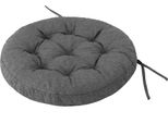 Cuscino Rotondo Stork Per Sedia Sospesa E Altalena Bocianie Gniazdo Ø65 Cm Grigio Spessore 8 Cm Resistente Alle Intemperie OEKO-TEX - Hobbygarden
