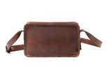 Harold's Pelle Borsa A Tracolla Aberdeen Zipperbag Brown Marrone Scuro