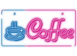 Neon Led Sign Light Usb Led Light Home Illuminated Sign Night Light Coffee Pink/Blue
