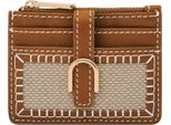Fossil Portacarte Vada Card Case Natural Brown Marrone