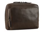 Leonhard Heyden Pelle Borsa A Tracolla Porto Crossbody Bag Greybrown Marrone Scuro