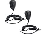 Retevis RS111 Walkie Talkies Altoparlante Microfono 2 Poli Compatibile Con UV-5RUV-5R BF-888S BF-88E RT24 RT27 Radio (2 Pezzi)