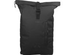 Kattbjoern Zaino Per Il Tempo Libero Zaino Con Scomparto Per Laptop Rolltop Backpack 16L Black Nero