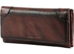 Bruno Banani Pelle Portafoglio Wallet With Flap Brown Marrone