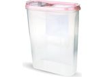 Barattoli Con Coperchio 2,8 Litri ( Old Rose ), Barattoli Ermetici Per Alimenti Senza Bpa, Set Di Contenitori - Barattoli Per Alimenti Con Coperchio A Cerniera