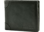 Bruno Banani Pelle Portafoglio Wallet Black Nero