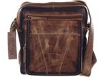 Greenland Nature Pelle Borsa A Tracolla Mascu & Line Crossbody Bag Brown Marrone