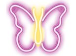 Neon Led Sign Light Usb Led Light Home Illuminated Sign Night Light Butterfly Pink