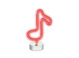 Neon Led Sign Light Batteria / Usb Led Light Home Illuminated Sign Night Light Music Note-Red