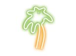 Neon Led Sign Light Usb Led Light Home Illuminated Sign Night Light Palm Green/Orange