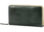 Bruno Banani Pelle Portafoglio Zip Around Wallet Black Nero