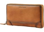 Bruno Banani Pelle Portafoglio Zip Around Wallet Cognac Marrone