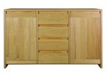 Cassettiera In Vero Legno Bassa Nuova Credenza Jvmoebel