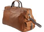 Harold's Pelle Borsa Da Viaggio Country Framebag Travelbag Cognac Marrone Chiaro