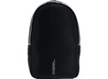 Lacoste Pelle Borsa A Tracolla Body Bag Noir Nero