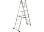 Scala Multifunzionale Kadax "Holem"", Scala Multifunzionale In Alluminio, Scala Fino A 150 Kg, 7 Gradini"