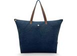 Pip Studio Borsa Da Viaggio Borsa A Tracolla Tote Bag Velvet Quilted Days Blue Blu Scuro