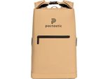 Pactastic Zainetto Zaino Con Scomparto Per Laptop Urban Collection Rolltop Backpack 50 Cm 27L Beige