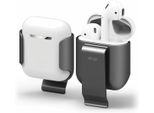 Clip Di Trasporto Elago Per Airpods 2 / Airpods 1 Grigio Scuro Metallizzato