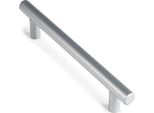 Maniglia Rei 891H In Acciaio Inox Color Argento 4 Pezzi (16,8 X 1,2 X 3,2 Cm)