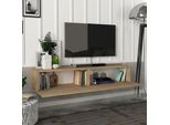 Mobile Tv 'Toivakka' 135X31X25Cm In Rovere