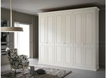 Armadio In Legno Naturale Bianco 303 X 65 X 250 Cm Jvmoebel